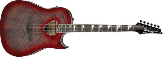 Ibanez - ALT50FA Altstar Acoustic/Electric Guitar - Red Doom Burst