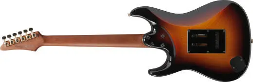 AZ Prestige 6-String Electric Guitar with Hardshell Case - Tri Fade Burst Flat