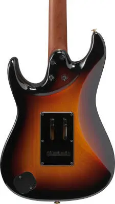 AZ Prestige 6-String Electric Guitar with Hardshell Case - Tri Fade Burst Flat