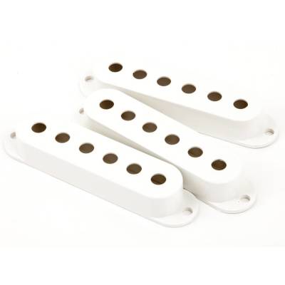 Fender - Stratocaster Pickup Covers - White (3)