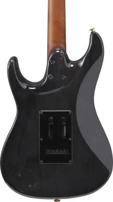 AZ Prestige 6-String Electric Guitar with Hardshell Case - Transparent Gray Burst