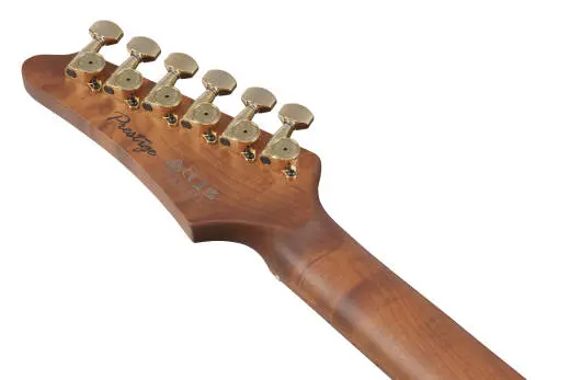 AZ Prestige 6-String Electric Guitar with Hardshell Case - Transparent Gray Burst