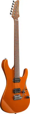 AZ Prestige 6-String Electric Guitar with Hardshell Case - Roadster Orange Metallic