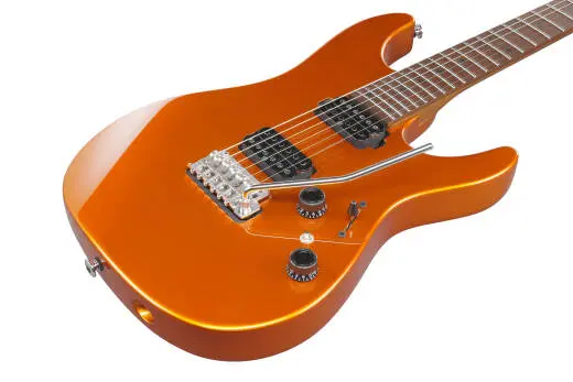 AZ Prestige 6-String Electric Guitar with Hardshell Case - Roadster Orange Metallic