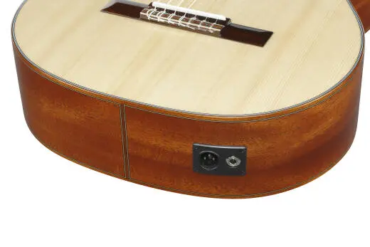 Classical 7-String Acoustic/Electric Guitar with Hardshell Case - Natural High Gloss