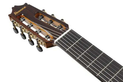 Classical 7-String Acoustic/Electric Guitar with Hardshell Case - Natural High Gloss