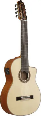 Classical 8-String Acoustic/Electric Guitar with Hardshell Case - Natural High Gloss