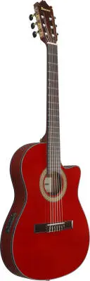 GA35TCE Classical Acoustic/Electric Guitar - Sapphire Red