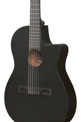 GA621 Classical Acoustic/Electric Guitar - Black Out