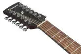 PF5412 12-String Acoustic Guitar - Weathered Black Open Pore Top