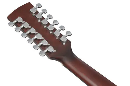 PF5412 12-String Acoustic Guitar - Weathered Black Open Pore Top