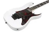 RG Prestige 6-String Electric Guitar with Hardshell Case - White Flat