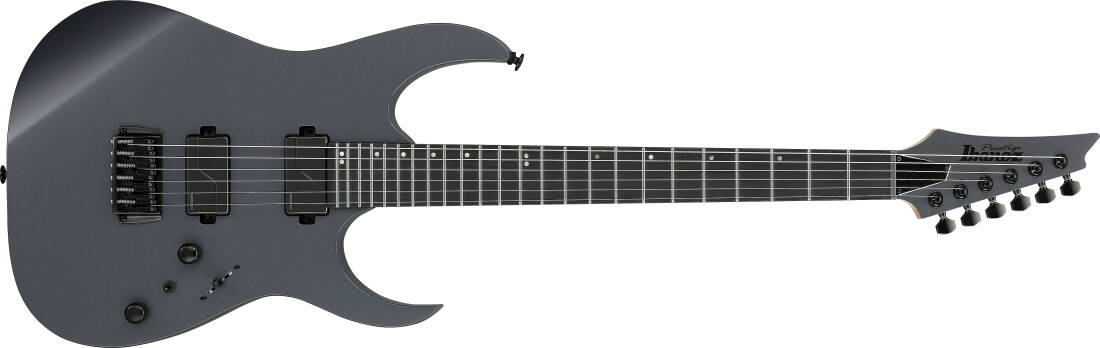 RG Prestige 6-String Electric Guitar with Hardshell Case - Gray Metallic Flat