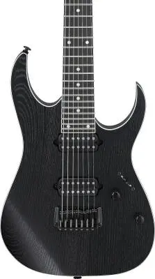 RG Prestige 7-String Electric Guitar with Hardshell Case - Weathered Black