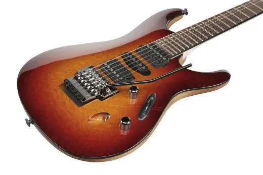 S Prestige 6-String Electric Guitar with Hardshell Case - Sunset Burst