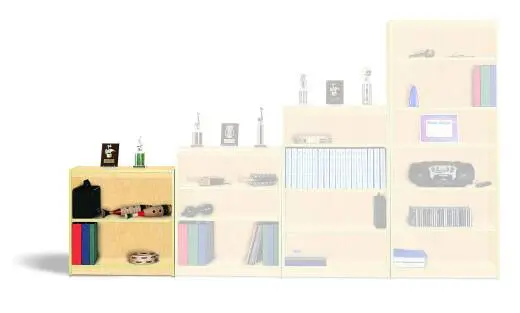 Wenger - 30 Music Storage Bookcase - Fusion Maple