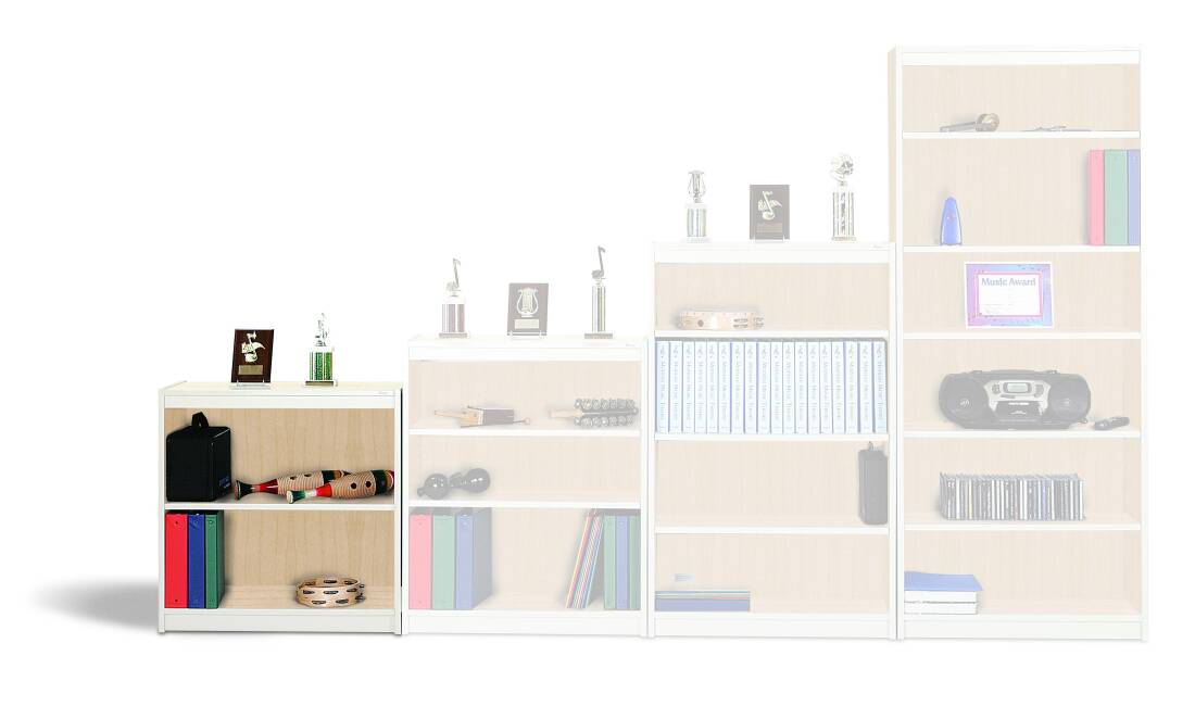 30\'\' Music Storage Bookcase - Wenger Maple