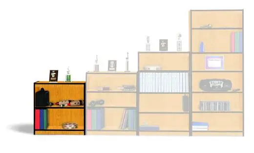 Wenger - 30 Music Storage Bookcase - Solar Oak