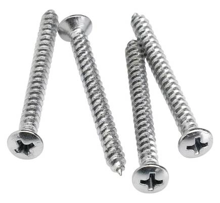 Fender - Neck Mounting Screws - Chrome (4)