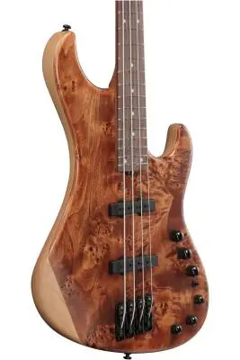 MDM 4-String Electric Bass with Bag - Natural Mocha Low Gloss
