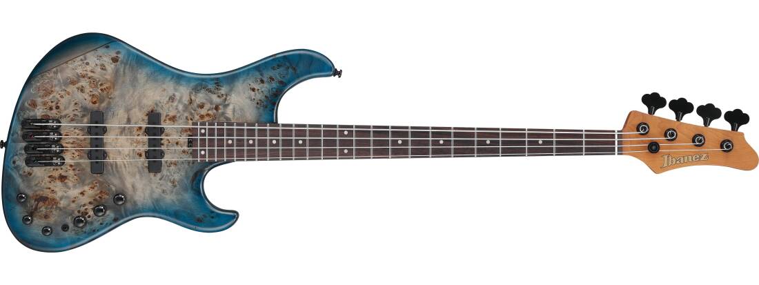 MDM 4-String Electric Bass with Bag - Cosmic Blue Starburst Low Gloss