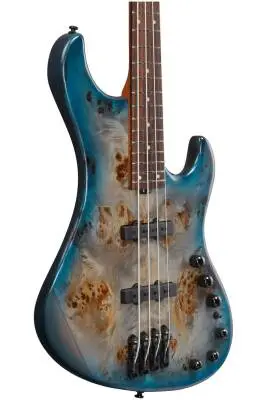 MDM 4-String Electric Bass with Bag - Cosmic Blue Starburst Low Gloss