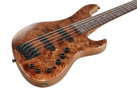 MDM 5-String Electric Bass with Bag - Natural Mocha Low Gloss