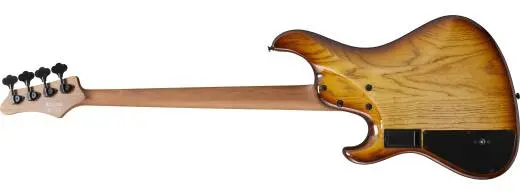 MDM 4-String Electric Bass with Bag - Natural Stained Amber Burst