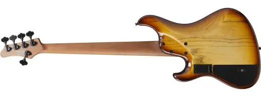 MDM 5-String Electric Bass with Bag - Natural Stained Amber Burst