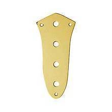 Jazz Bass Control Plate - 4-Hole - Gold