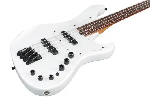 MDM 4-String Electric Bass with Bag - Pearl White