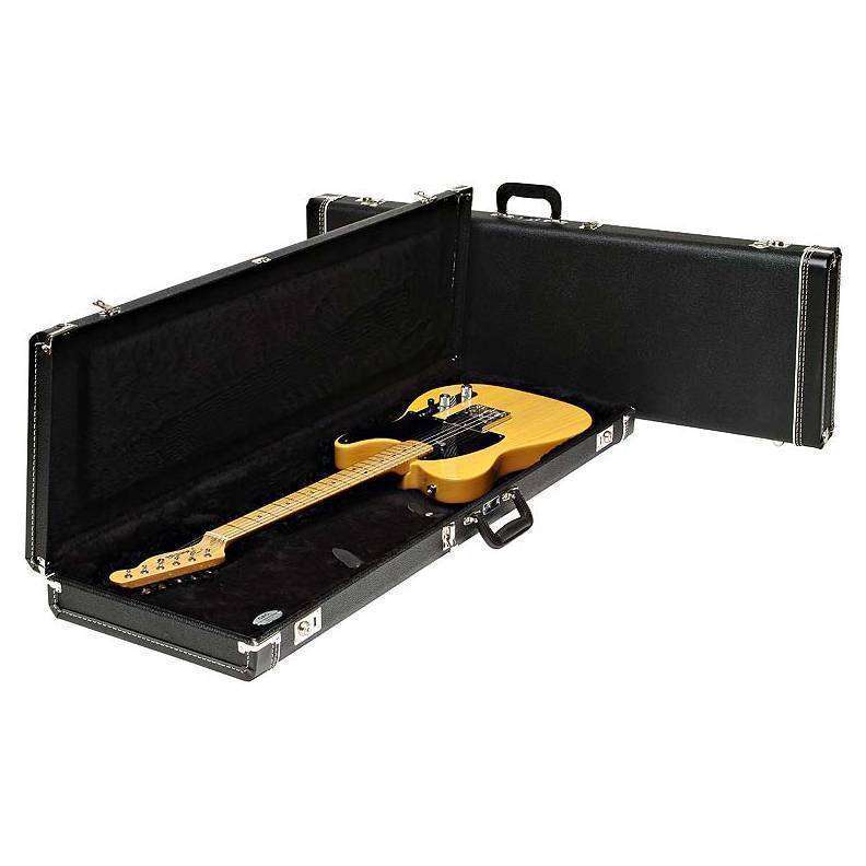 Mustang/Jag-Stang/Cyclone Multi-Fit Case - Standard Black w/ Black Acrylic Interior
