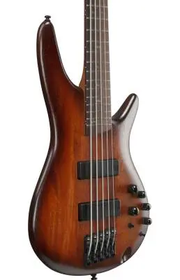 SR Standard 5-String Electric Bass - Mahogany Brown Burst Low Gloss