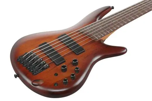 SR Standard 6-String Electric Bass - Mahogany Brown Burst Low Gloss