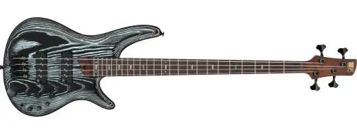 Ibanez - SR Premium 4-String Electric Bass with Bag - Aqua Wave Low Gloss