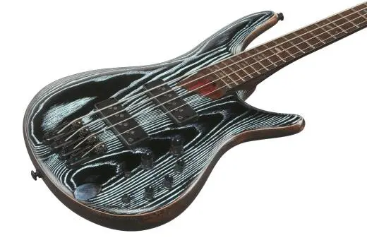 SR Premium 4-String Electric Bass with Bag - Aqua Wave Low Gloss