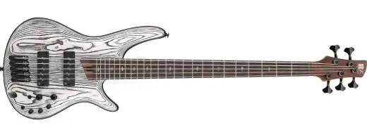 Ibanez - SR Premium 5-String Electric Bass with Bag - Icebreaker Wave Flat
