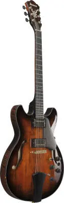 ASH Artstar Hollowbody Electric Guitar with Hardshell Case - Tobacco Brown