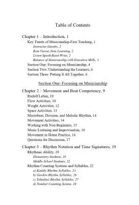 Elementary and Middle School Band with a Focus on Musicianship - Conway - Text