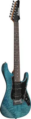 AZ Premium 7-String Electric Guitar with Gigbag - Cosmic Blue