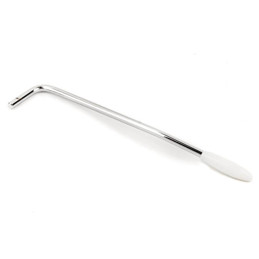 \'65 Mustang Tremolo Arm - White Tip - Chrome