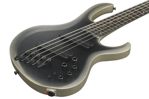 BTB Bass Workshop 5-String Multi-Scale Electric Bass with Hardshell Case - Solar Eclipse Matte