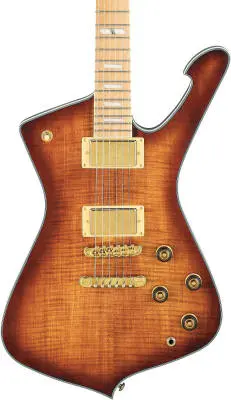 Iceman 6-String Electric Guitar with Gigbag - Caramel Burst