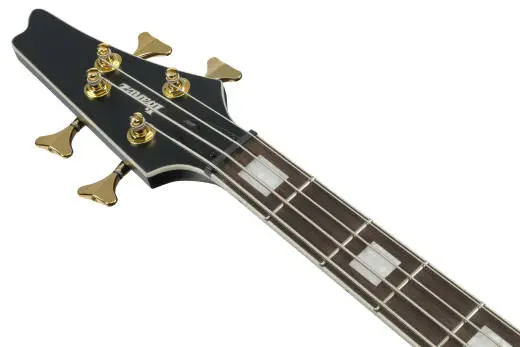 ICB 4-String Electric Bass with Gigbag - Black Flat