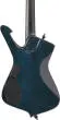 ICB 4-String Electric Bass with Gigbag - Cosmic Blue Starburst