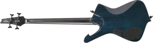 ICB 4-String Electric Bass with Gigbag - Cosmic Blue Starburst