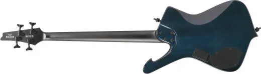 ICB 4-String Electric Bass with Gigbag - Cosmic Blue Starburst