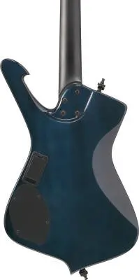 ICB 4-String Electric Bass with Gigbag - Cosmic Blue Starburst