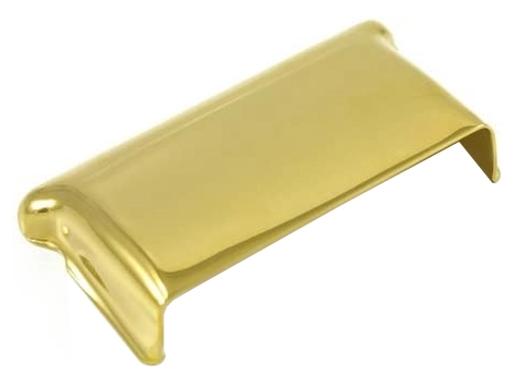 Vintage Strat Ashtray Style Bridge Cover - Gold