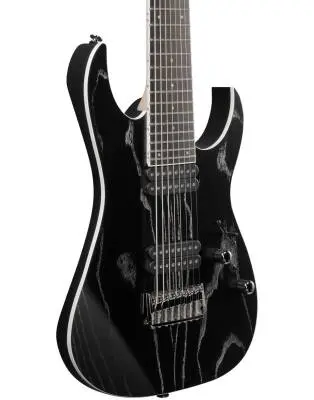 RG Prestige 8-String Electric Guitar with Case - Lightning Through A Dark